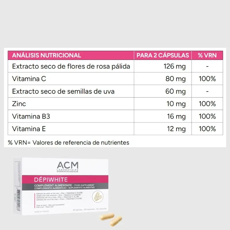 Acm Laboratoires Dépiwhite Complément Alimentaire , 60 gélules - Image 6