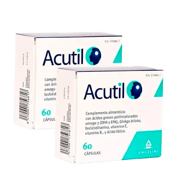 Acutil, Pack 2 x 60 gélules