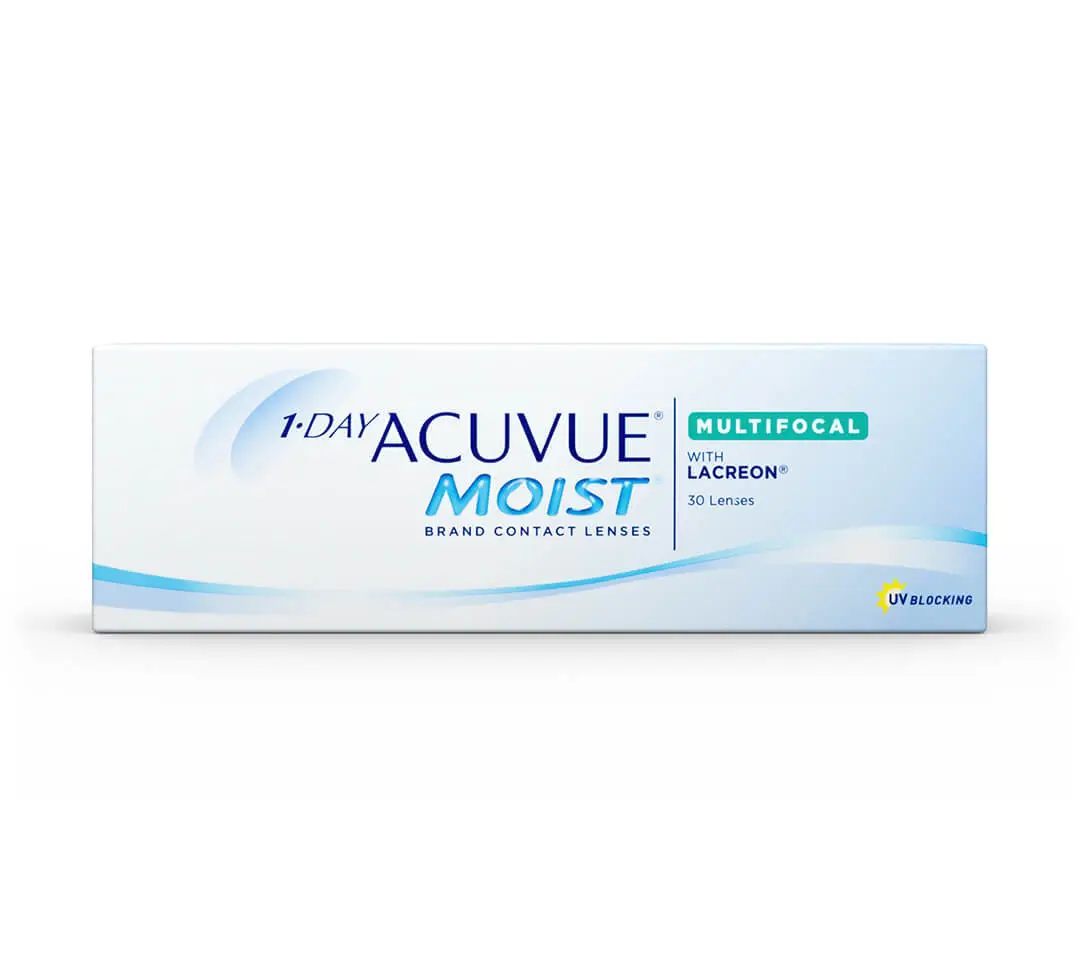 Acuvue 1 Day Moist Daily Multifocal Lenses , 30 unités