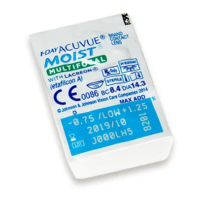 Acuvue 1 Day Moist Daily Multifocal Lenses , 30 unités - Image 2