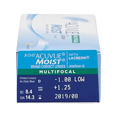 Acuvue 1 Day Moist Daily Multifocal Lenses , 30 unités - Image 3