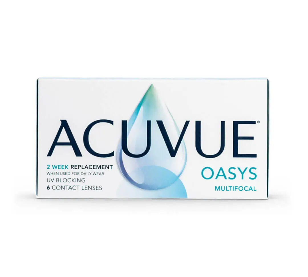 Acuvue Oasys Lentilles multifocales bihebdomadaires, 6 unités