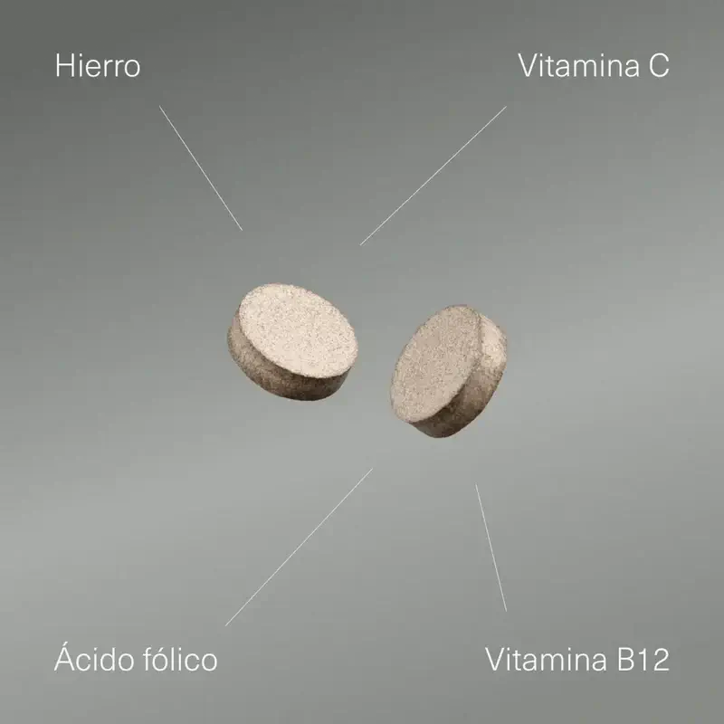 Aldous Bio Fer Vitamine C, B12 & Acide Folique , 200 gélules - Image 3