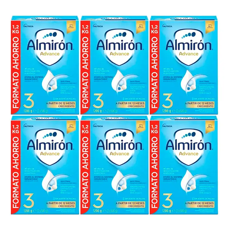 Almirón Advance 3, paquet de 6 x 1200g