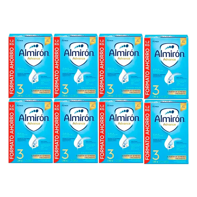 Almirón Advance 3, paquet de 8 x 1200g