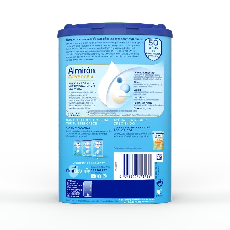 Almirón Advance 4, paquet de 6 x 800g - Image 6
