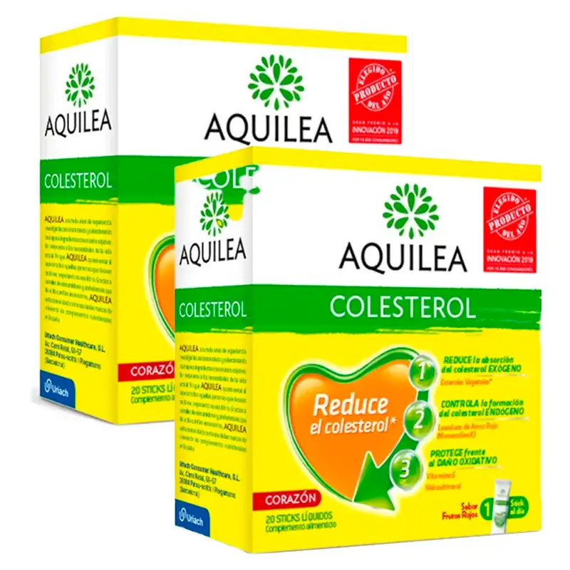 Aquilea Cholestérol, paquet de 2 x 20 bâtonnets