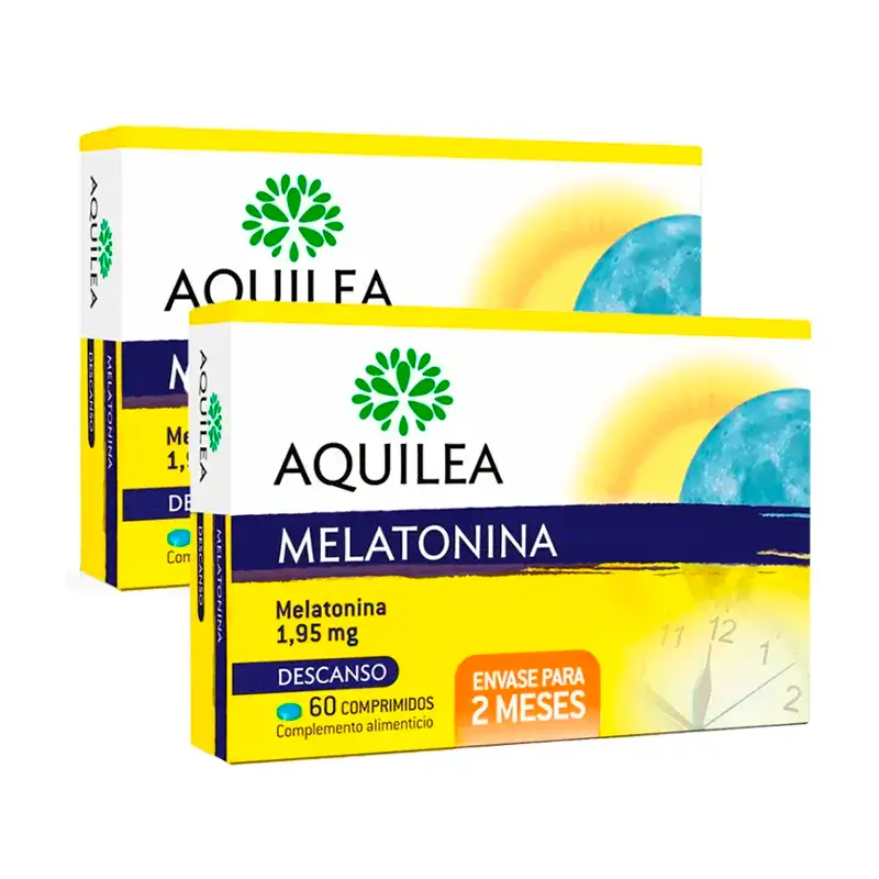 Aquilea Melatonin 1,95 mg, Boîte 2 x 60 Comprimés