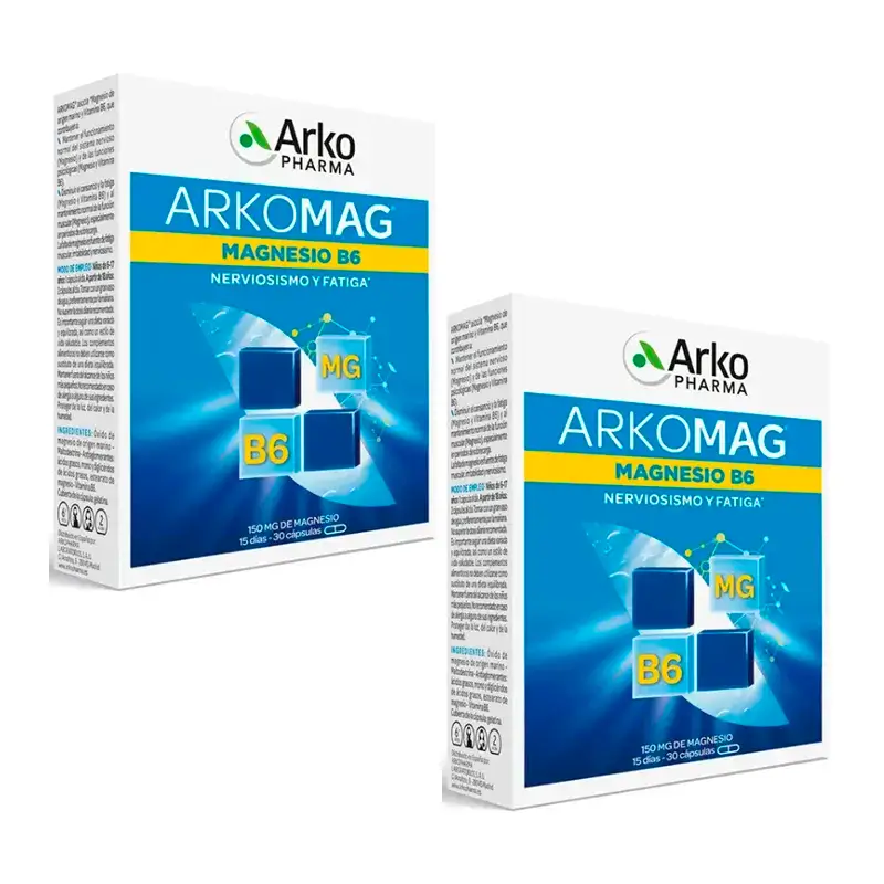 Arkopharma Arkomag Magnésium, 2X30 Capsules