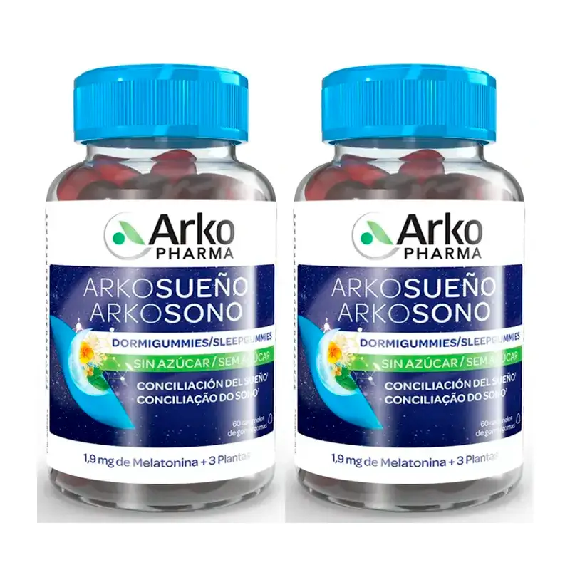 Arkopharma Arkosueño, 2X60 Dormigummies Sans Sucre