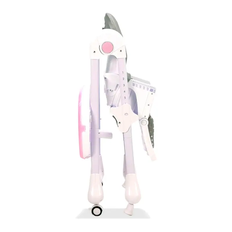 Chaise haute à roulettes Asalvo Pink Bunny - Image 10