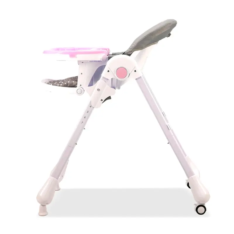 Chaise haute à roulettes Asalvo Pink Bunny - Image 6