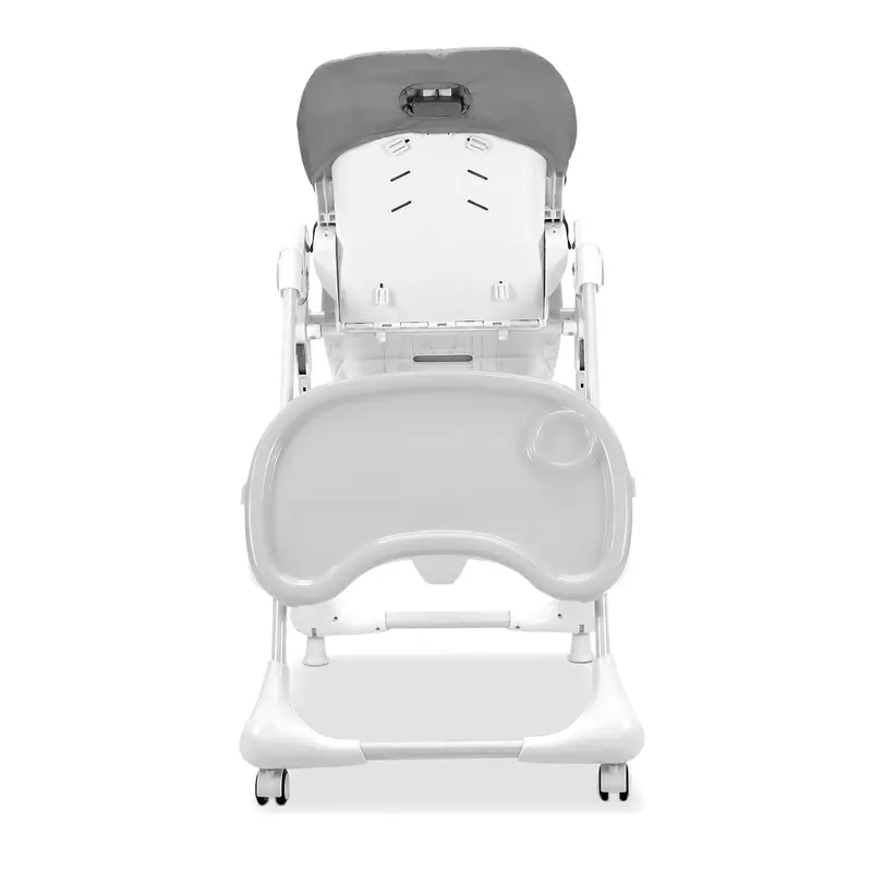 Chaise haute Asalvo à roulettes Bunny Grey - Image 9