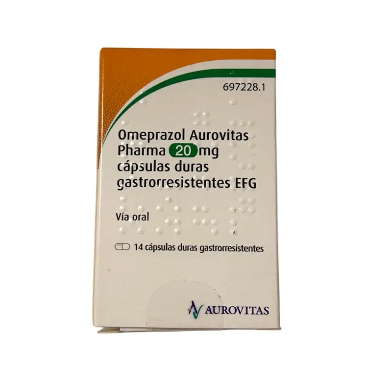 Aurovitas Omeprazol 20 mg, 14 gélules