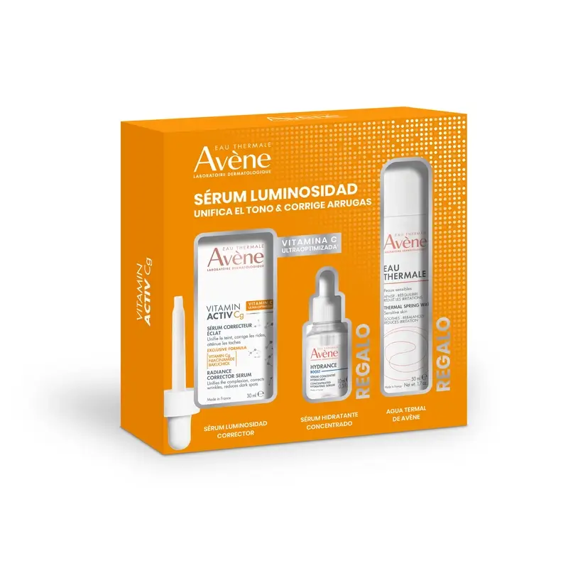 Avène Pack Vitamine Cg Sérum 30 Ml+Sérum Hydrance 10 Ml+Eau thermale 50 Ml