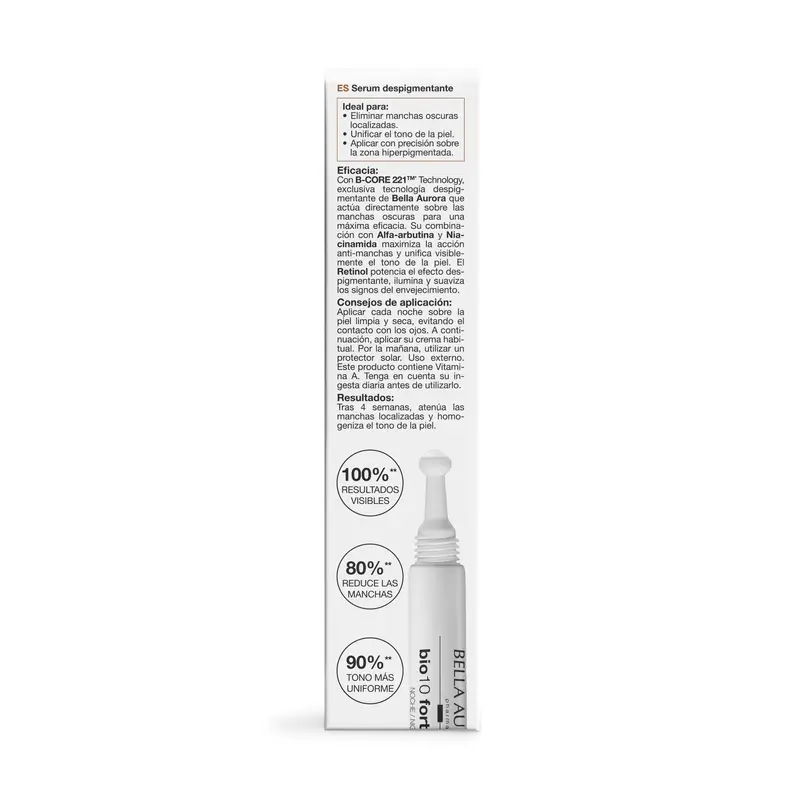 Bella Aurora Bio10 Forte L-Ocal Night Intensive Depigmenting Treatment , 9 ml - Image 4