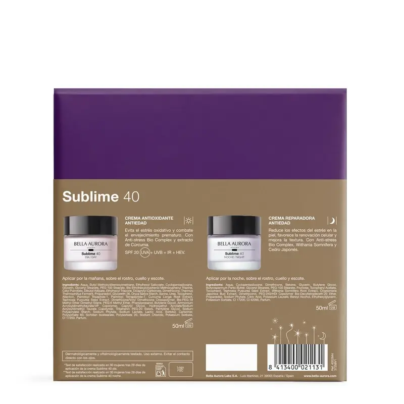 Bella Aurora Sublime Anti-Aging Pack +40 , 50 + 50 ml - Image 5