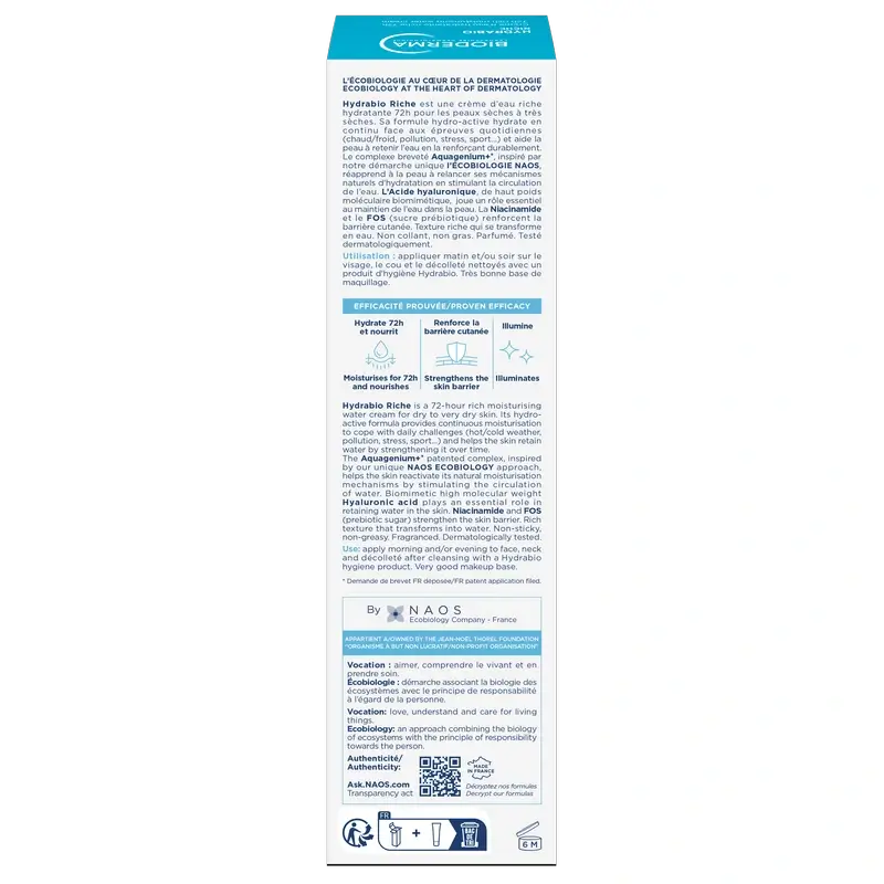 Bioderma Hydrabio Crème Riche, 40 ml - Image 6
