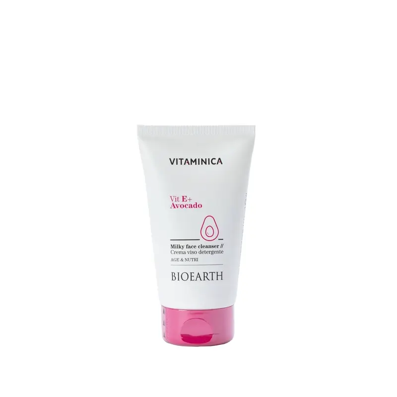 Bioearth Lait Nettoyant Vitamine E & Avocat, 150 Ml