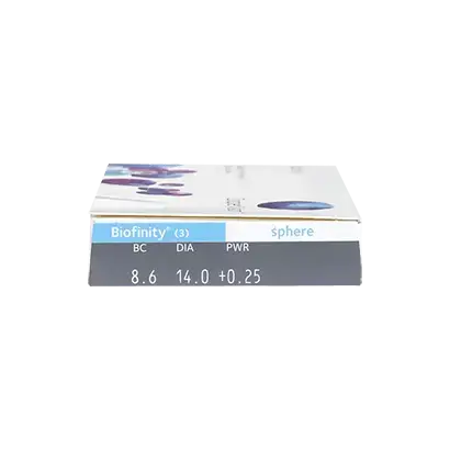Lentilles mensuelles sphériques Biofinity, 3 unités - Image 3