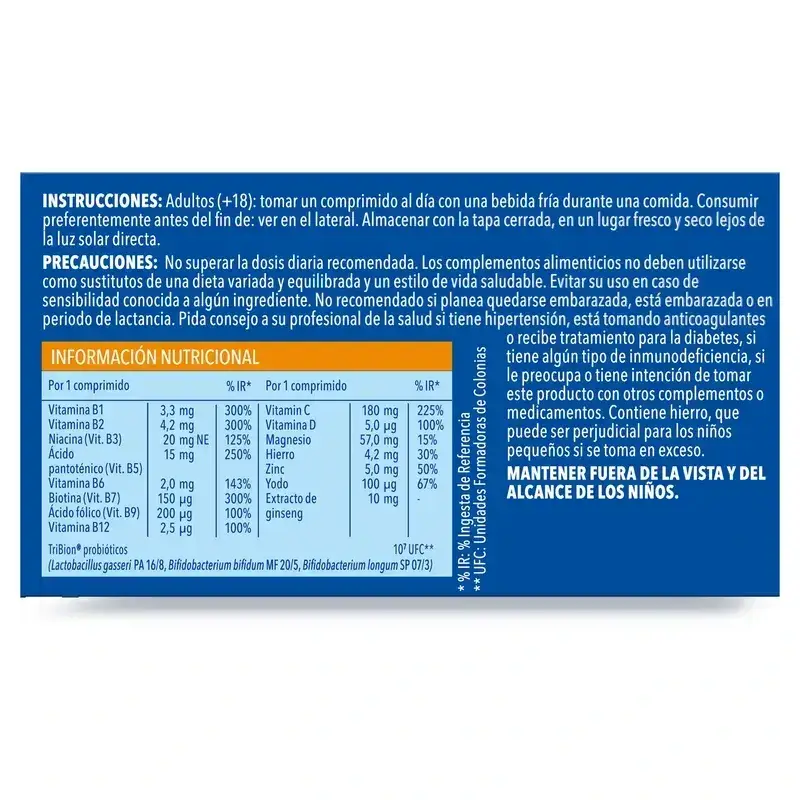 Bion3 Energy Multivitamin, 2X90 Comprimés - Image 11