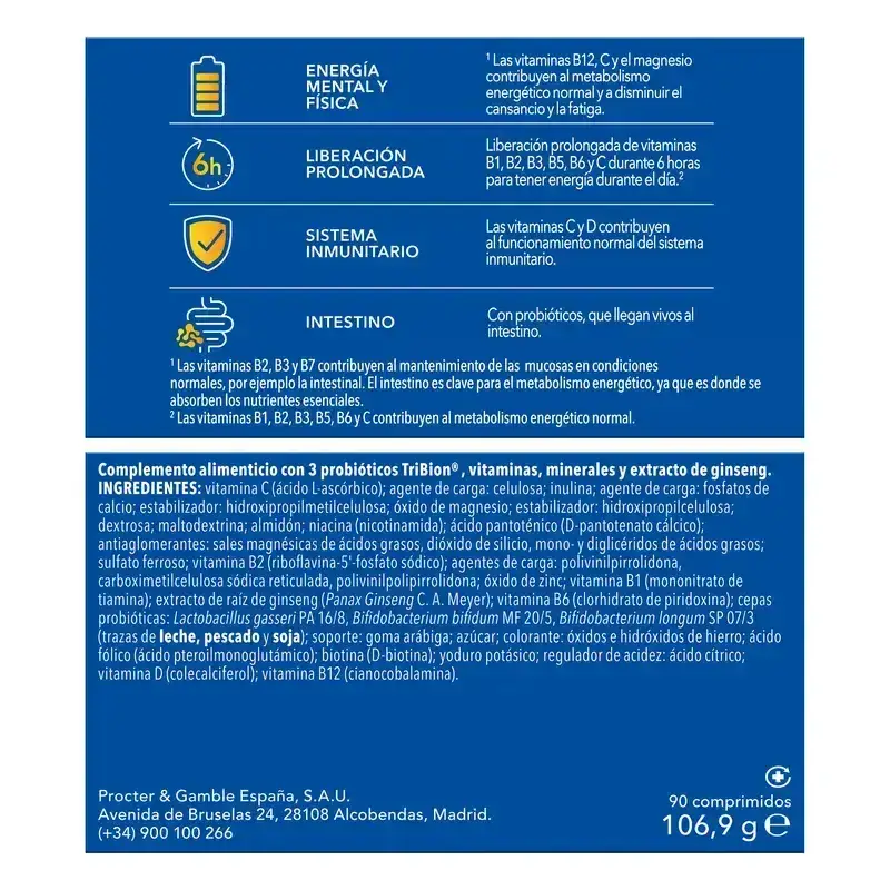 Bion3 Energy Multivitamin, 2X90 Comprimés - Image 12