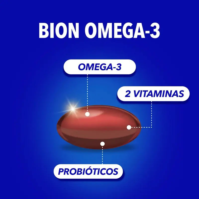 Bion3 Omega-3 avec Probiotiques, 30 gélules - Image 5