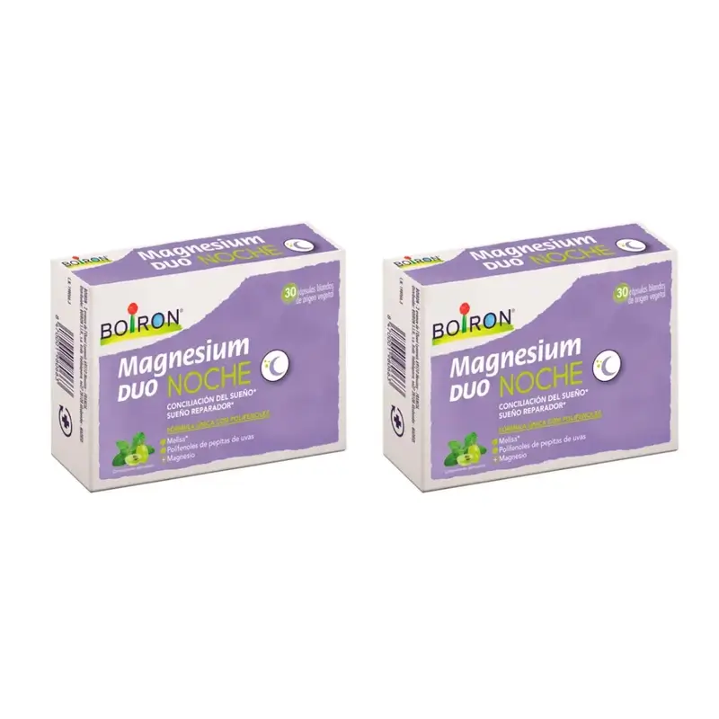 Boiron Magnésium Duo Nuit, 2X30 Capsules