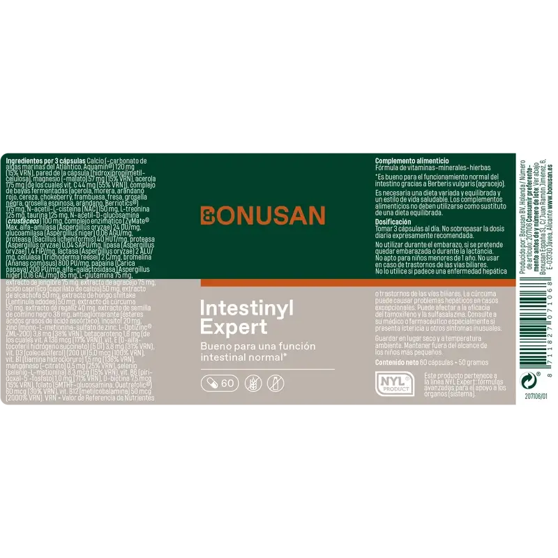Bonusan Intestinyl Expert, 60 gélules - Image 2