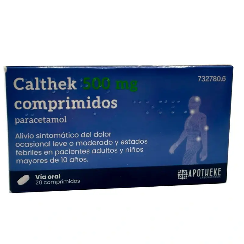 Calthek 500 Mg, 20 comprimés