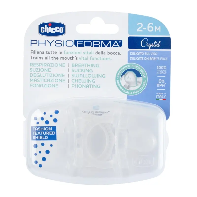 Chicco Sucette Physioform Crystal 2-6M 2 Unités - Image 3