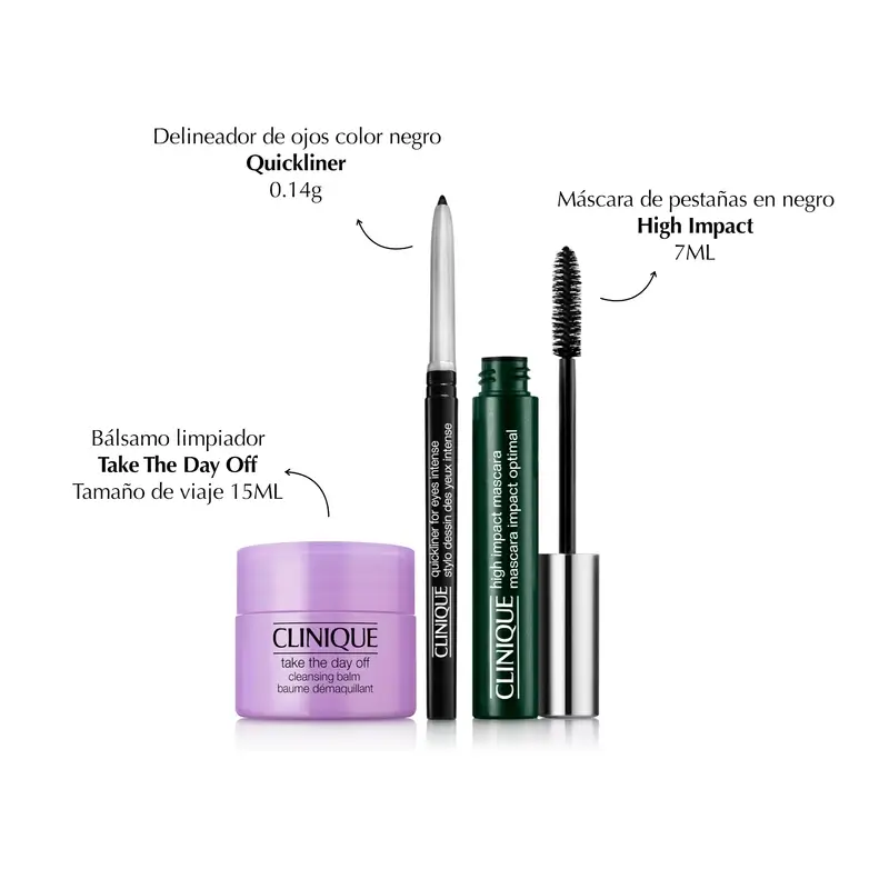 Clinique High Impact Mascara Coffret de Noël + 2 cadeaux - Image 2