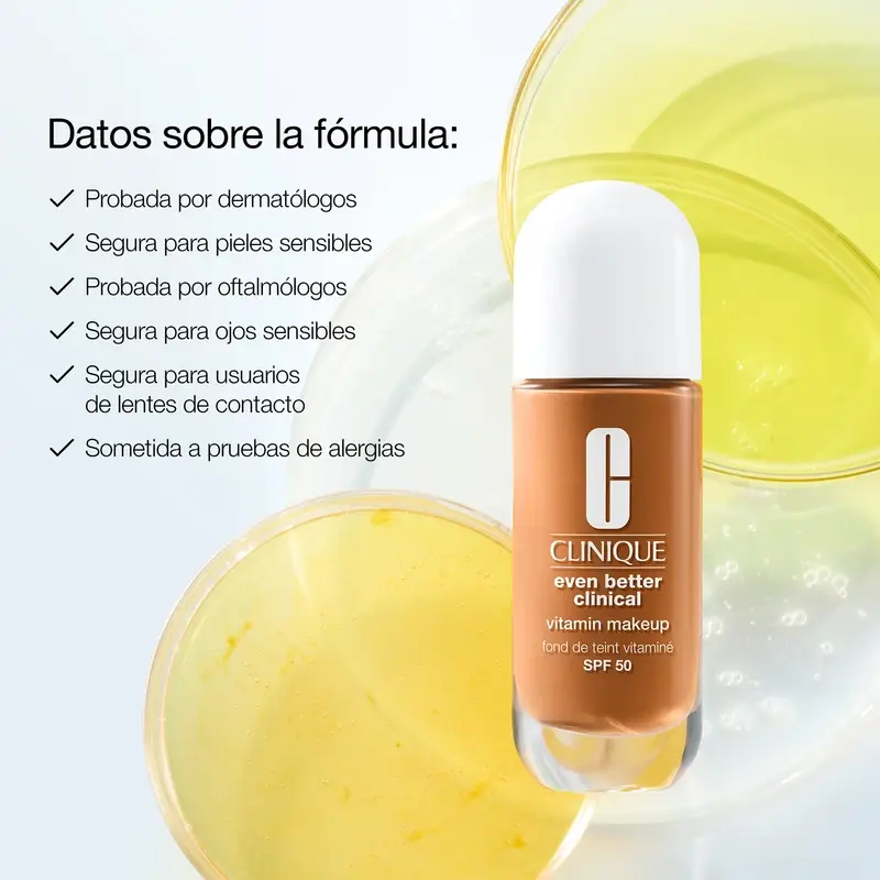 Clinique Even Better Vitamin Makeup Fond de teint Spf50 Light Medium Cool 4, 30 ml - Image 8