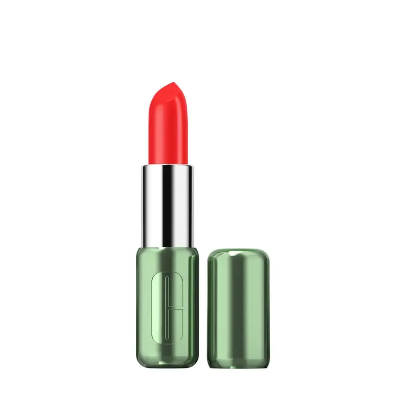 Clinique Rouge à lèvres Pop Longwear Satin Poppy Pop, 3.9 grammes