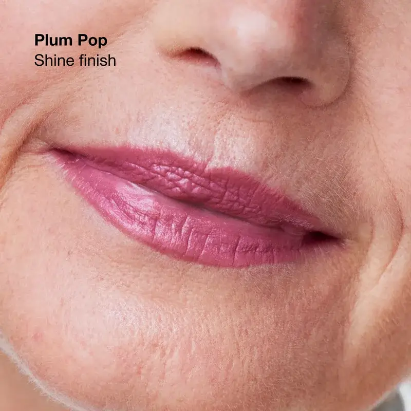 Clinique Rouge à lèvres Pop Longwear Shine Plum Pop, 3.9 grammes - Image 3