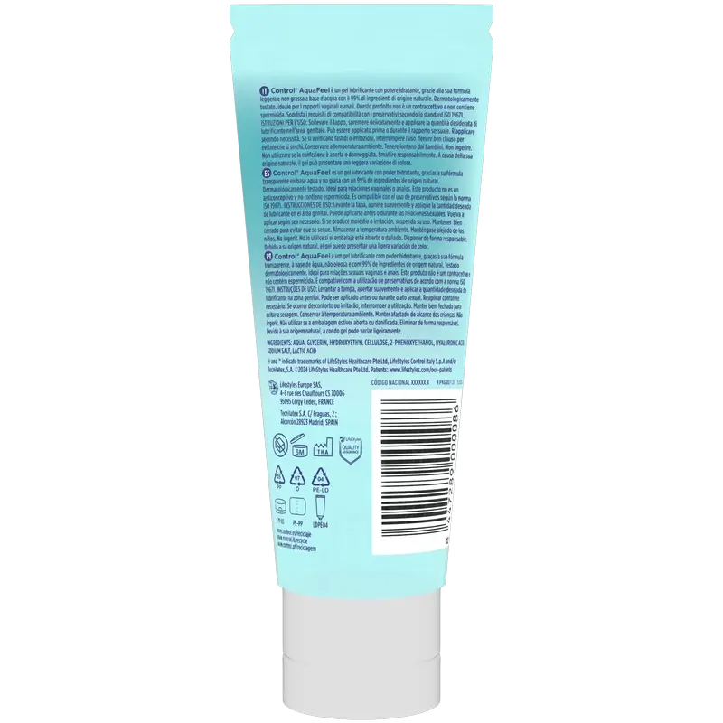 Control Aquafeel Tube Lubricant, 80 ml - Image 2