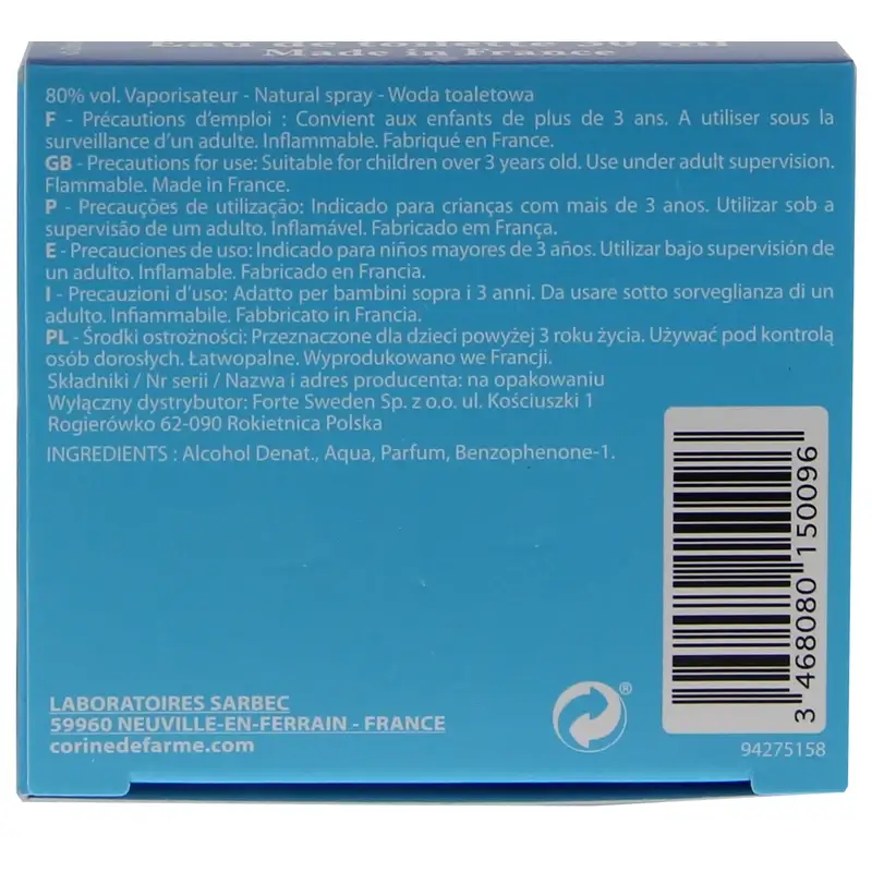 Corine De Farme Frozen Cologne pour enfants, 30 ml - Image 4
