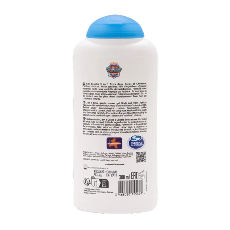 Corine De Farme 2 In 1 Dog Patrol Gel douche, 300 ml - Image 2