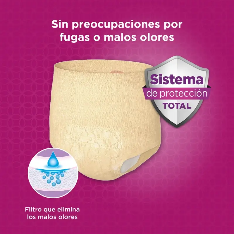 Depend Couche Adulte Normal S/M Femme, 10 pièces - Image 2