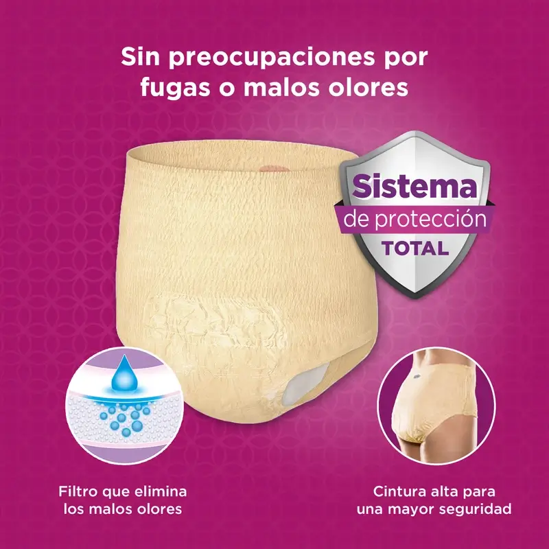 Depend Couche Adulte Super L pour Femmes, 9 pcs. - Image 2