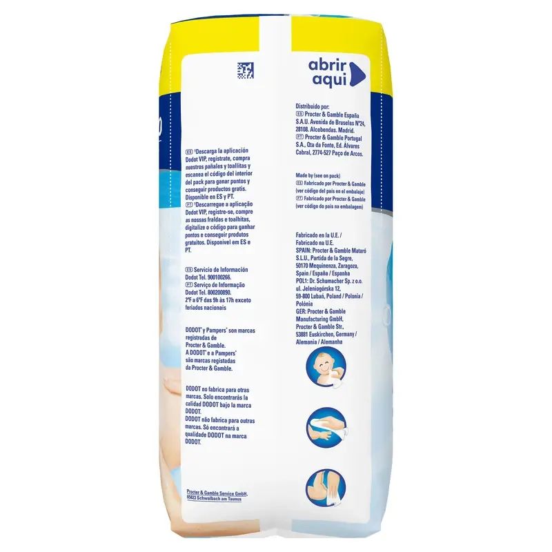 Dodot Wipes 99% Aqua, 4x60, 240 pcs. - Image 10