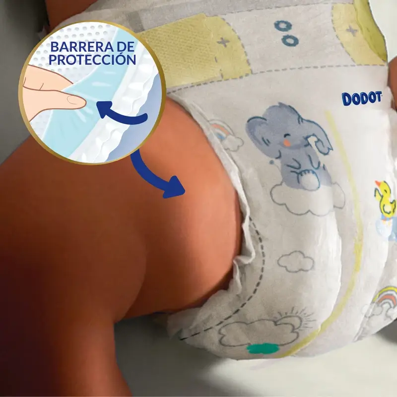 Dodot Sensitive Taille 1 (2-5 Kg), 58 couches - Image 9