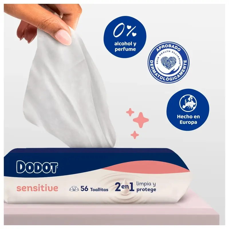 Dodot Sensitive Wipes, 12x56, 672 pcs. - Image 4