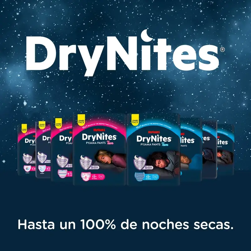 Couches de nuit pour enfants Drynites Taille 8-13, 13 pcs. - Image 6