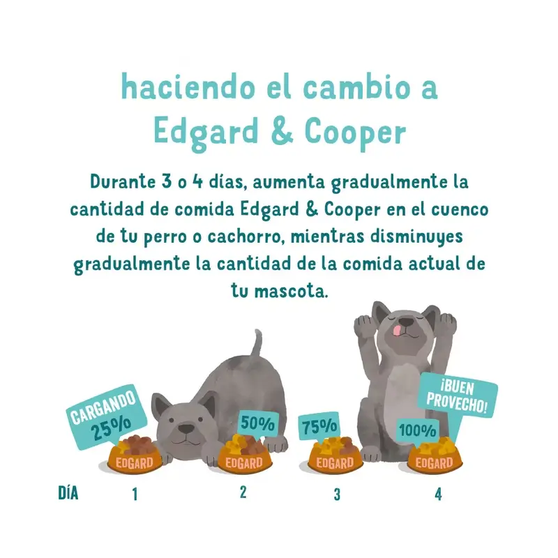 Edgard & Cooper Croquettes pour chiens adultes de taille moyenne à base de carottes et de courgettes, 2,5 kg - Image 4
