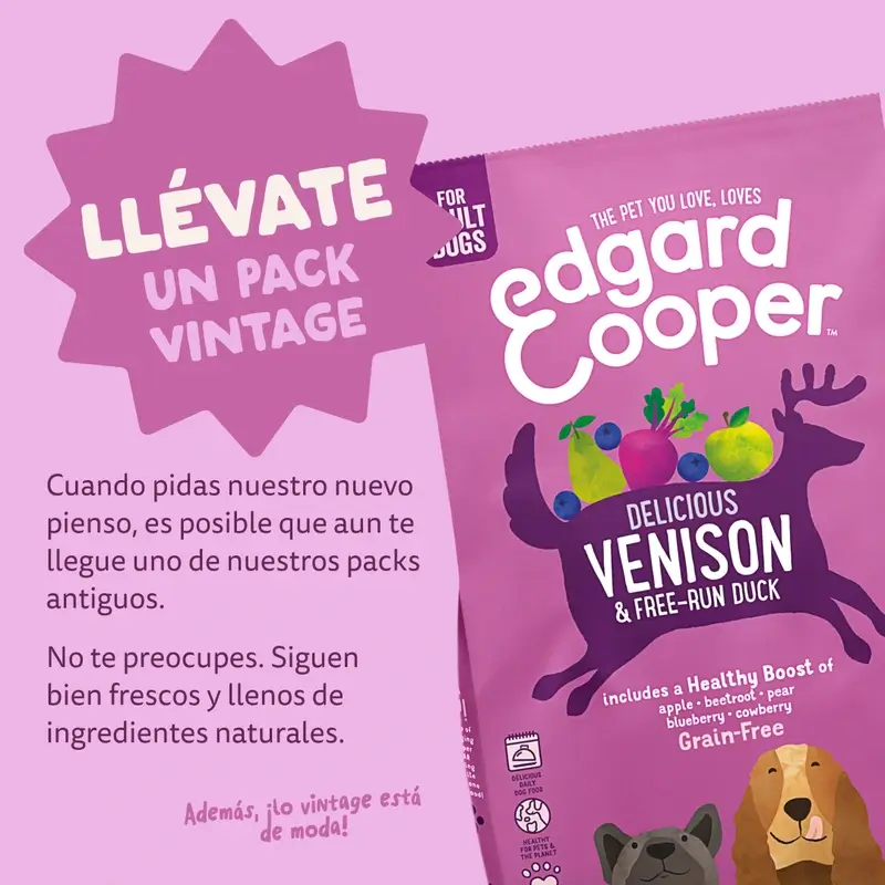 Edgard & Cooper Medium Adult Dog Food With Fresh Venison & Duck , 7 kg - Image 12