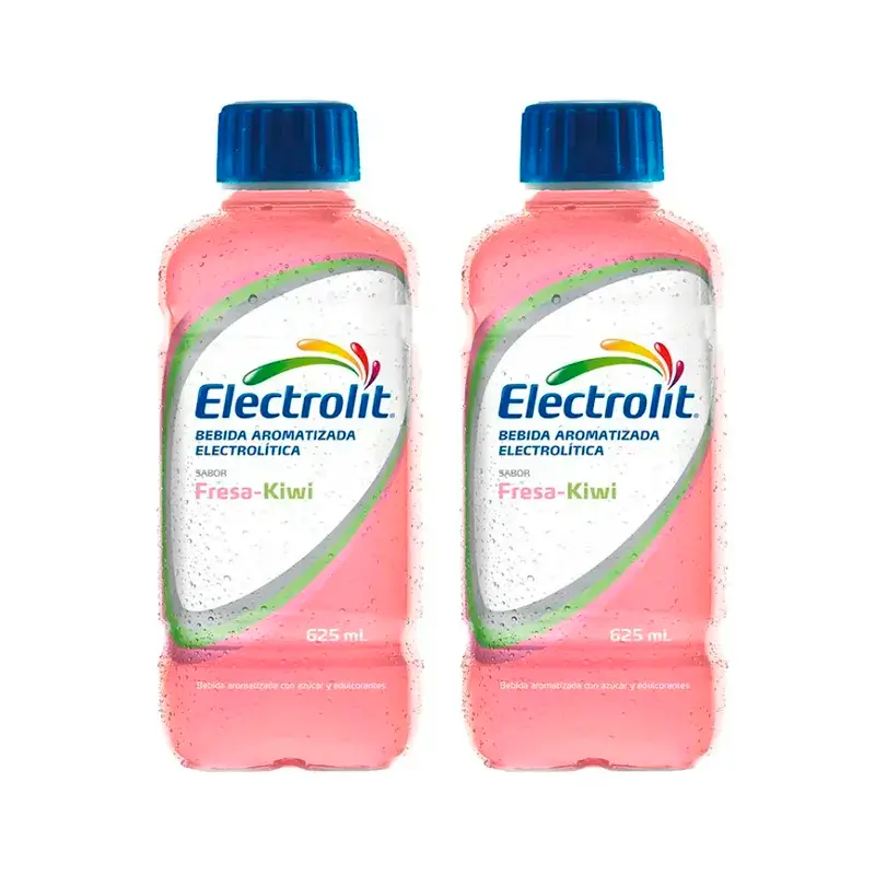 Boisson électrolytique Electrolit Fraise-Kiwi, paquet de 2 x 625 ml