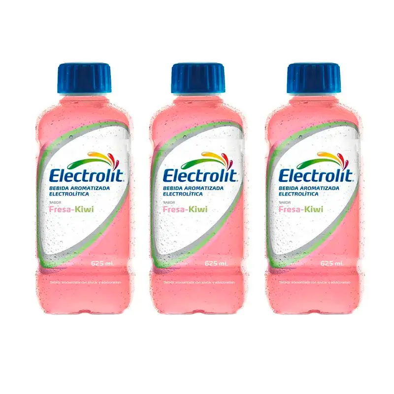 Boisson électrolytique Electrolit Fraise-Kiwi, paquet de 3 x 625 ml