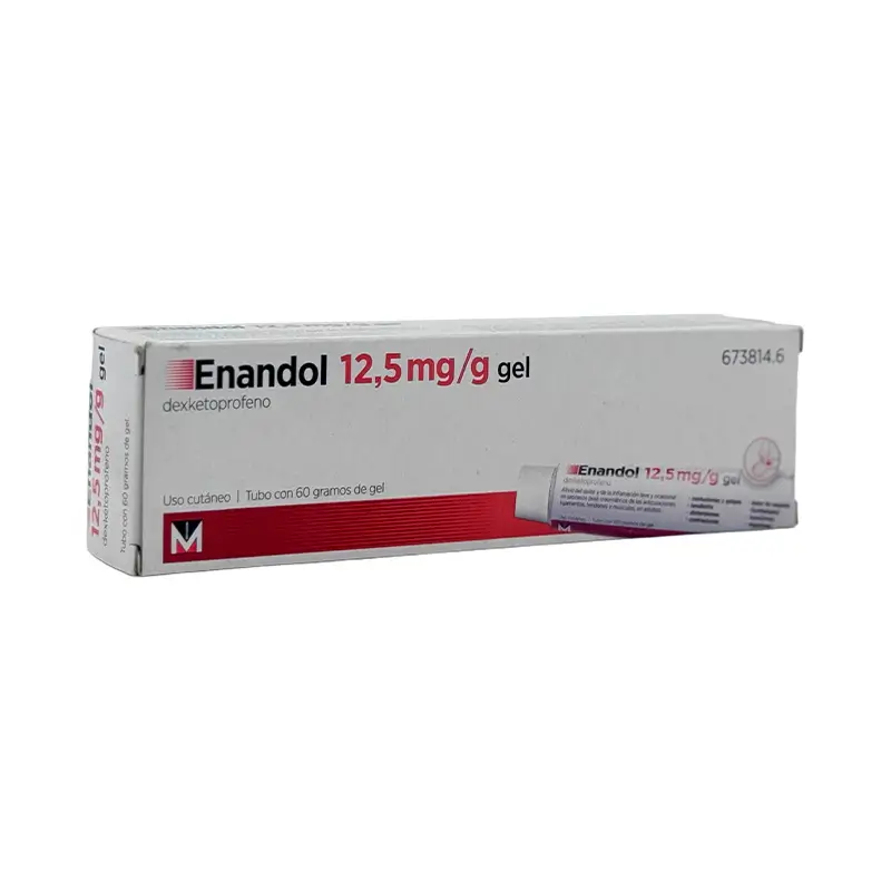 Enandol 12,5 Mg/G Gel pour la peau, 60 grammes - Image 2