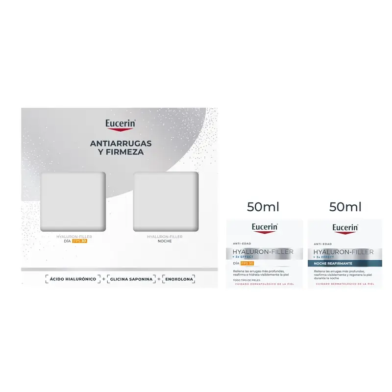 Eucerin Pack Anti-Age Hyaluron-Filler Crème de Jour Fps 30 50Ml + Crème de Nuit 50Ml - Image 4